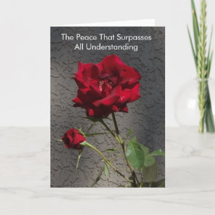 Christian Inmate Card med Gospel-meddelande inuti Helgkort