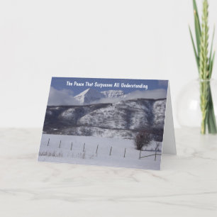 Christian Inmate Card med Gospel-meddelande inuti Helgkort