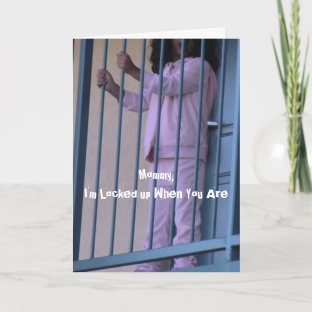 Christian Inmate Card med Gospel-meddelande inuti Kort (Framsida)