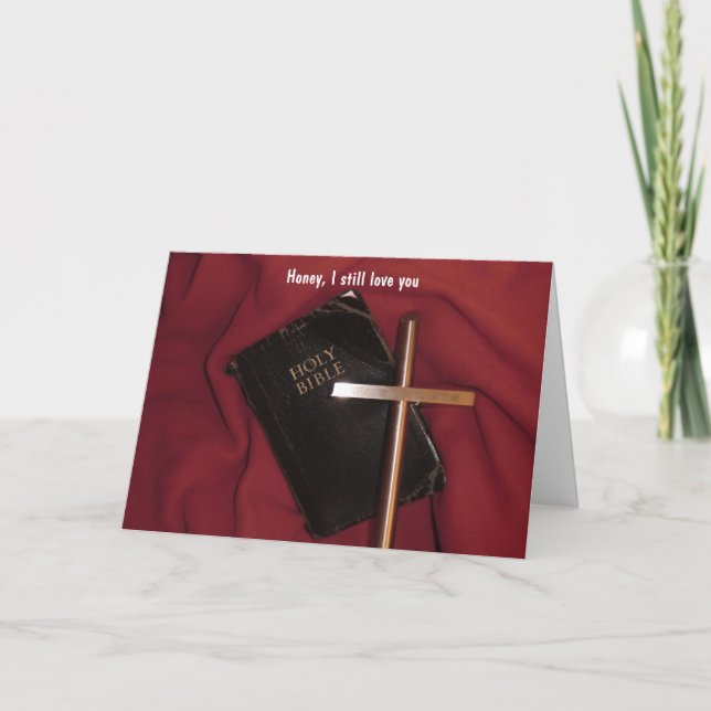 Christian Inmate Card med Gospel-meddelande inuti Kort (Framsida)