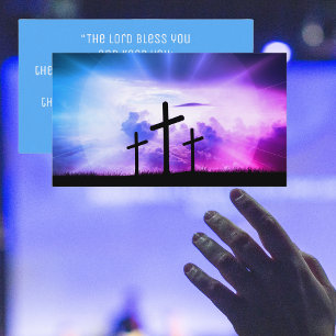 Christian Inspirational Bible Religiösa Kor Visitkort