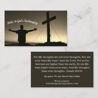 Christian Inspirational Bible Religiösa Visitkort