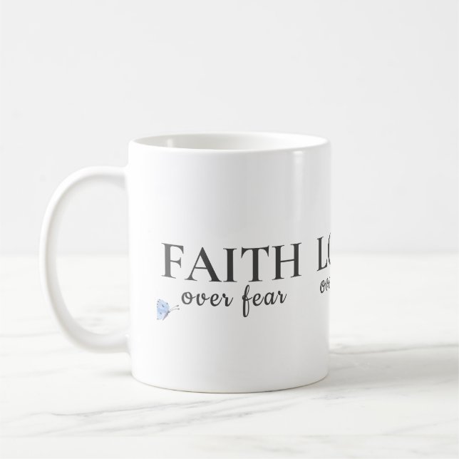 Christian inspirational kaffemugg (Vänster)