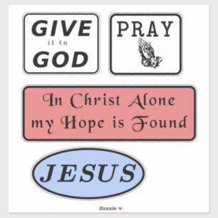 Christian inspirational Pack Klistermärken