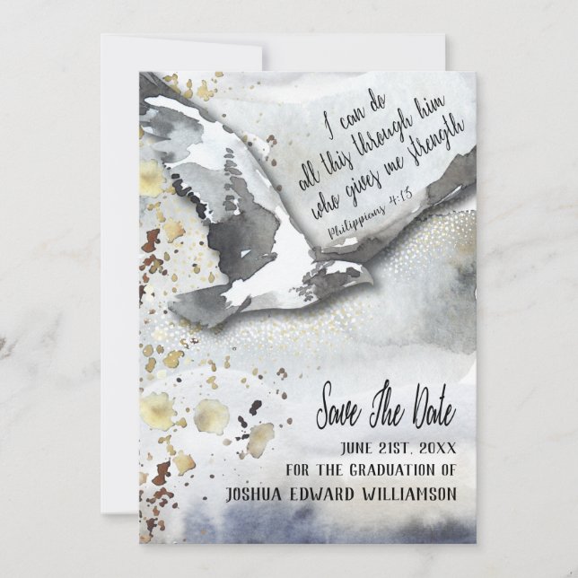 Christian inspirational Studenten Spara datum Spara Datumet (Framsida)