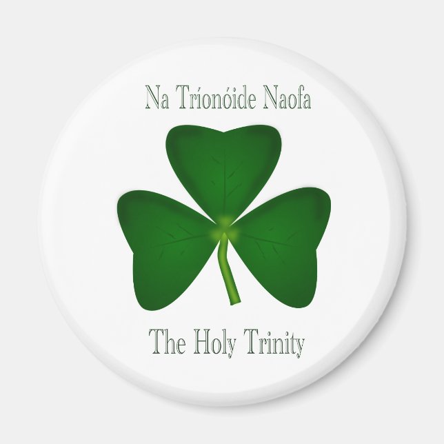 Christian Irish Klöver Magnet (Framsidan)