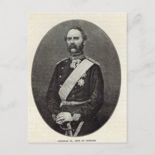 Christian IX, Kung i Danmark Vykort