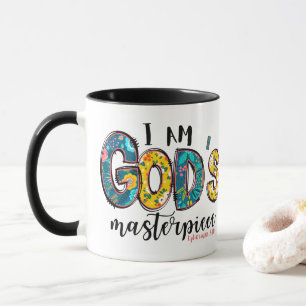 Christian jag är Guds mästerverk Lägg till Namn Mugg