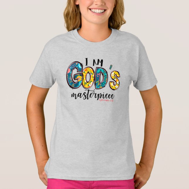 Christian jag är Guds mästerverk  T Shirt (Framsida)