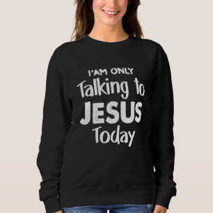Christian jag pratar med Jesus i dag Christus Jes T Shirt