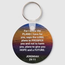 Christian JAG VET PLANS Jeremiah 29:11 Nyckelring