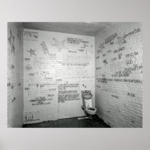 CHRISTIAN JAIL CELL GRAFFITI POSTER
