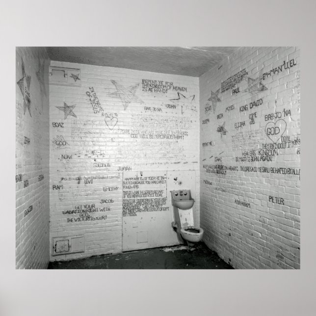 CHRISTIAN JAIL CELL GRAFFITI POSTER (Framsidan)