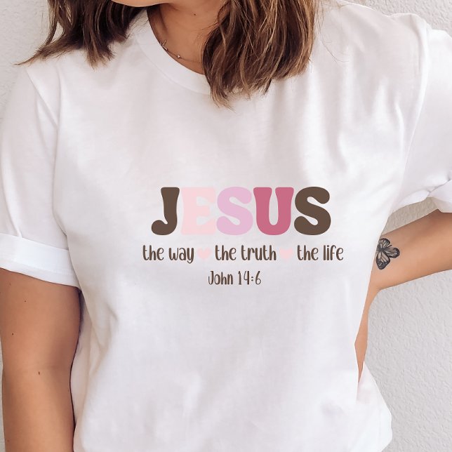 Christian Jesus är hur sanningen om livet ser ut T Shirt (Skapare uppladdad)