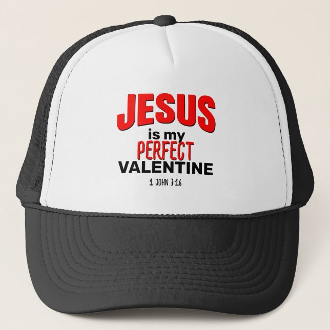 Christian JESUS ÄR MIN PERFEKT VALENTINE Keps (Framsida)