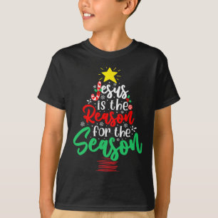 Christian Jesus är orsaken till julen i Julafton T Shirt