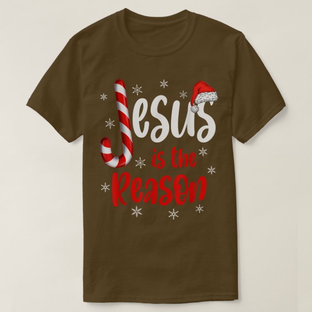 Christian Jesus är orsaken till Religiösan Candy c T Shirt (Design framsida)