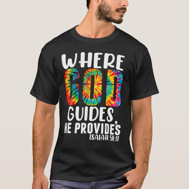 Christian Jesus, där gud guder han ger Belie T Shirt (Framsida)