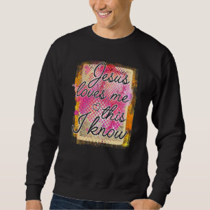 Christian Jesus Faith Jesus Kärlek mig. Lång Ärmad Tröja