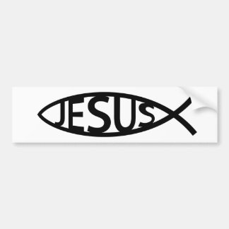 CHRISTIAN JESUS FISH STICKER BILDEKAL
