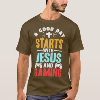 Christian Jesus Gaming Gift för Christian T Shirt