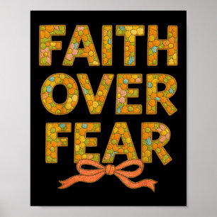 Christian Jesus Gud Älskare Blommigt Embroidery Fa Poster