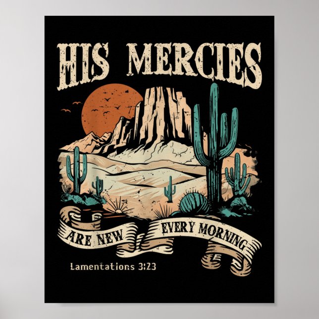 Christian Jesus, han är ny varje morgon Poster (Framsidan)