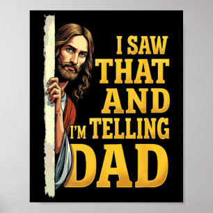 Christian Jesus, jag såg att jag är Telling Pappa Poster