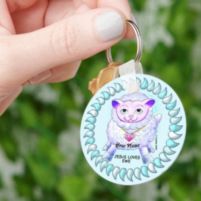 Christian Jesus Kärlek You Nyckelring (Skapare uppladdad)