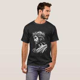 Christian Jesus Krona i Thorns T Shirt
