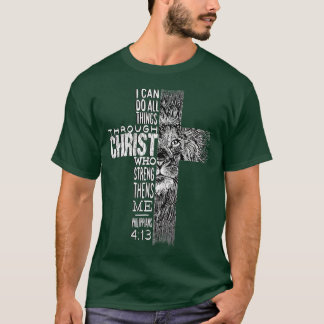 Christian Jesus Lejon om Tribe Judah Kor Lejon om T Shirt