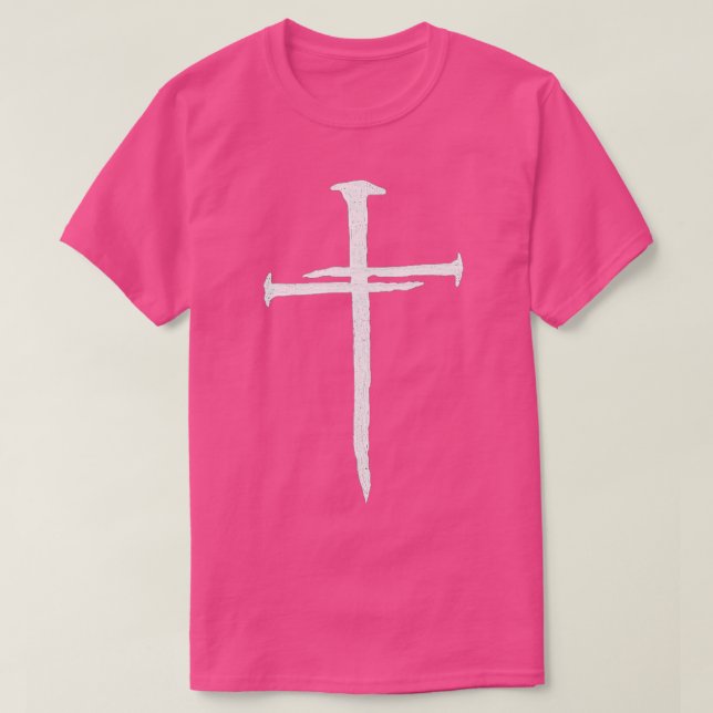 Christian Jesus Nagel Kor T Shirt (Design framsida)