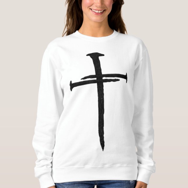 Christian Jesus Nagel Kor T Shirt (Framsida)