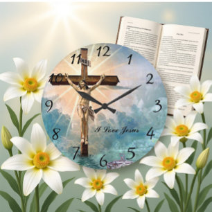 Christian Jesus prayer Stor Klocka