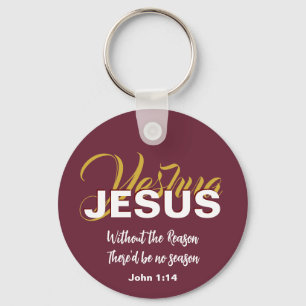 Christian JESUS REASON SEASON-jul Nyckelring