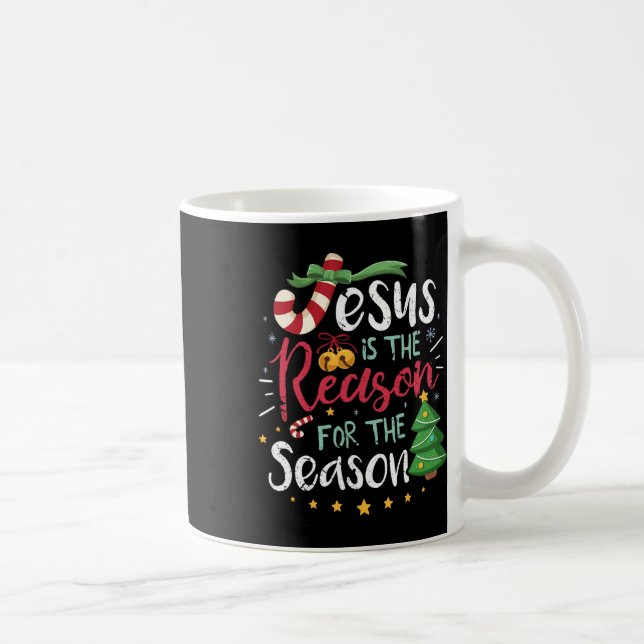 Christian Jesus The Reason jul Stocking Stuf Kaffemugg (Höger)