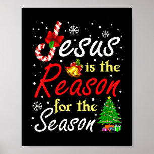 Christian Jesus The Reason jul Stocking Stuf Poster
