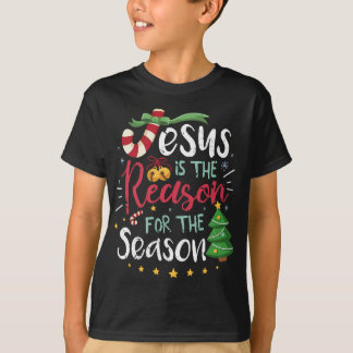 Christian Jesus The Reason jul Stocking Stuf T Shirt