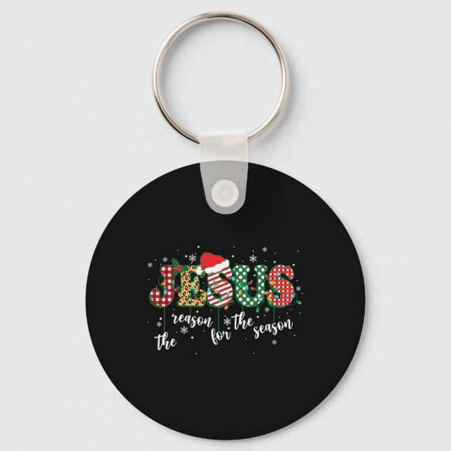 Christian Jesus The Reason Julafton Julhelg Chr Nyckelring (Framsida)