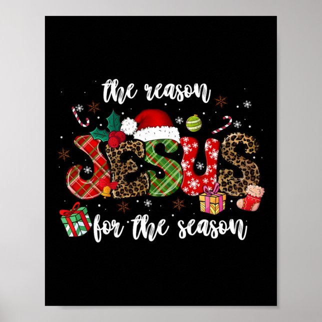 Christian Jesus The Reason Julafton Julhelg Chr Poster (Framsidan)