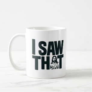 Christian Jesus tittar på dig, Jesus jag såg att Kaffemugg