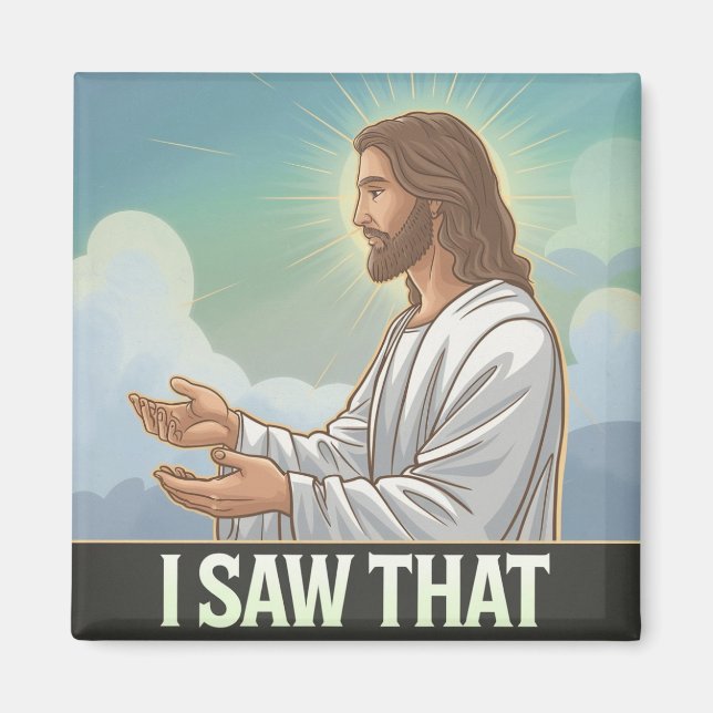 Christian Jesus tittar på dig, Jesus jag såg att Magnet (Framsidan)