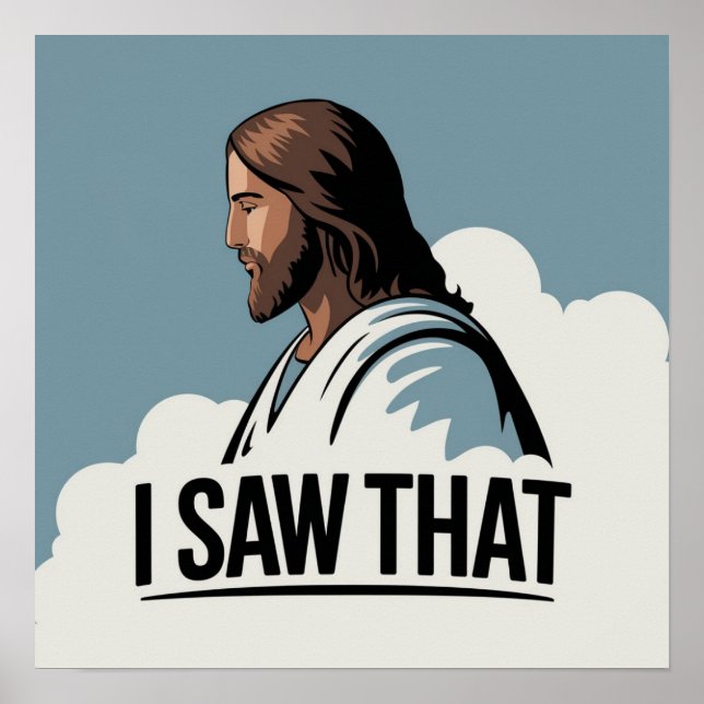 Christian Jesus tittar på dig, Jesus jag såg att Poster (Framsidan)