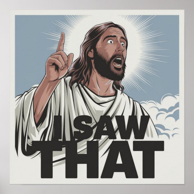 Christian Jesus tittar på dig, Jesus jag såg att Poster (Framsidan)
