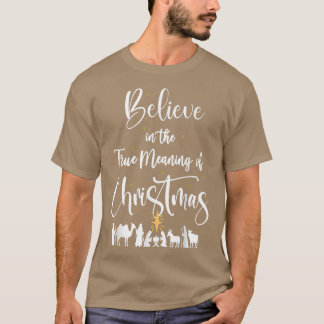 Christian Jul Baby Jesus Nativitet T Shirt