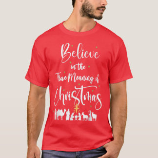 Christian Jul Baby Jesus Nativitet T Shirt