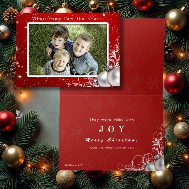 Christian jul Big Photo Greeting Card Helgkort (Skapare uppladdad)