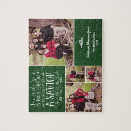 Christian jul Collage Luke 2 Photo Pussel