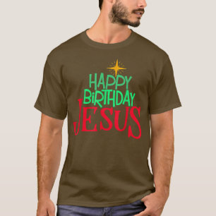 Christian jul GRATTIS PÅ FÖDELSEDAGEN JESUS Women T Shirt
