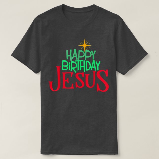 Christian jul GRATTIS PÅ FÖDELSEDAGEN JESUS Women  T Shirt (Design framsida)